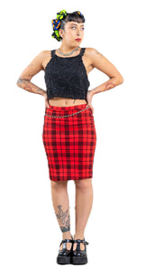 Check Mate Skirt Womens Unisex