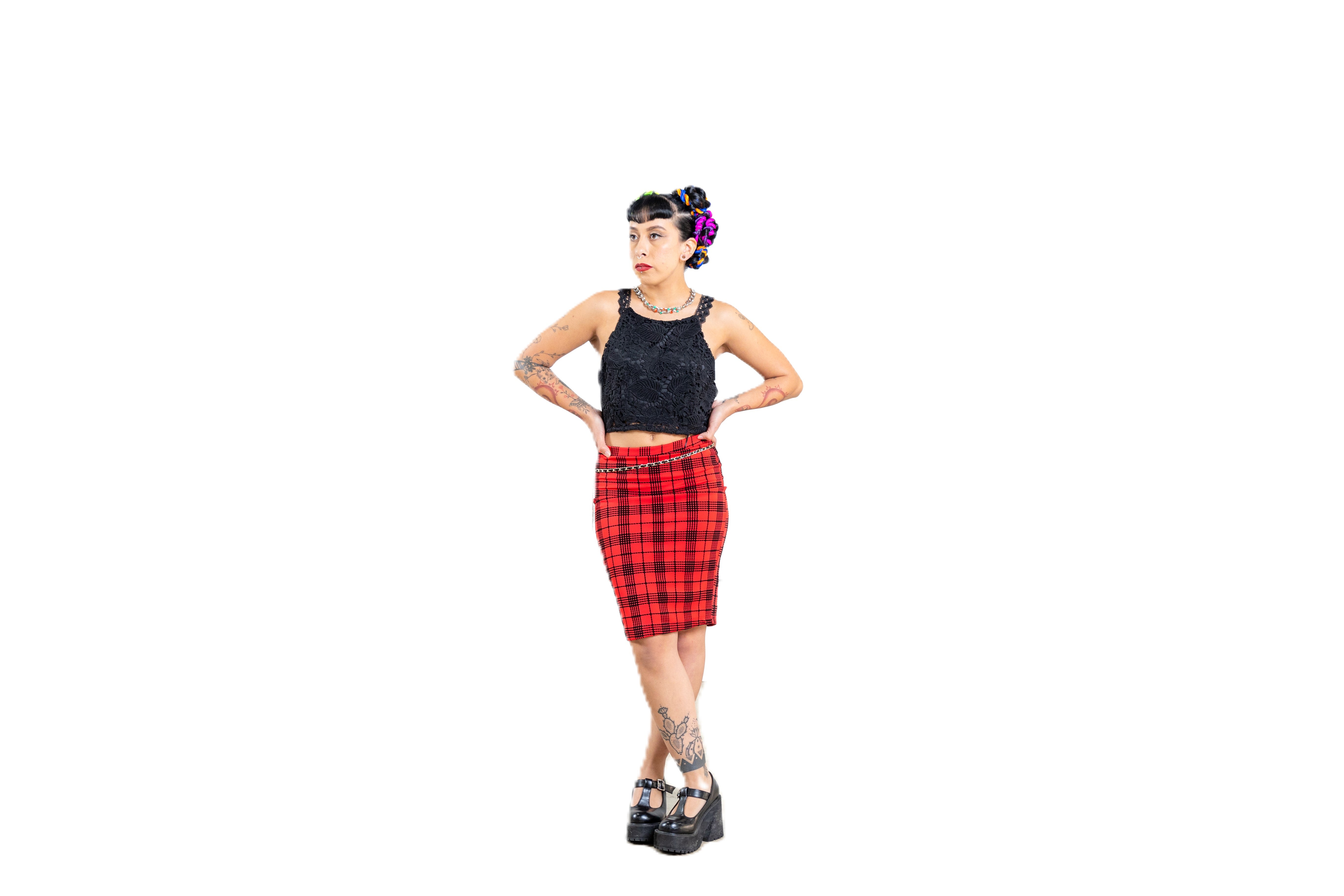 Check Mate Skirt Womens Unisex