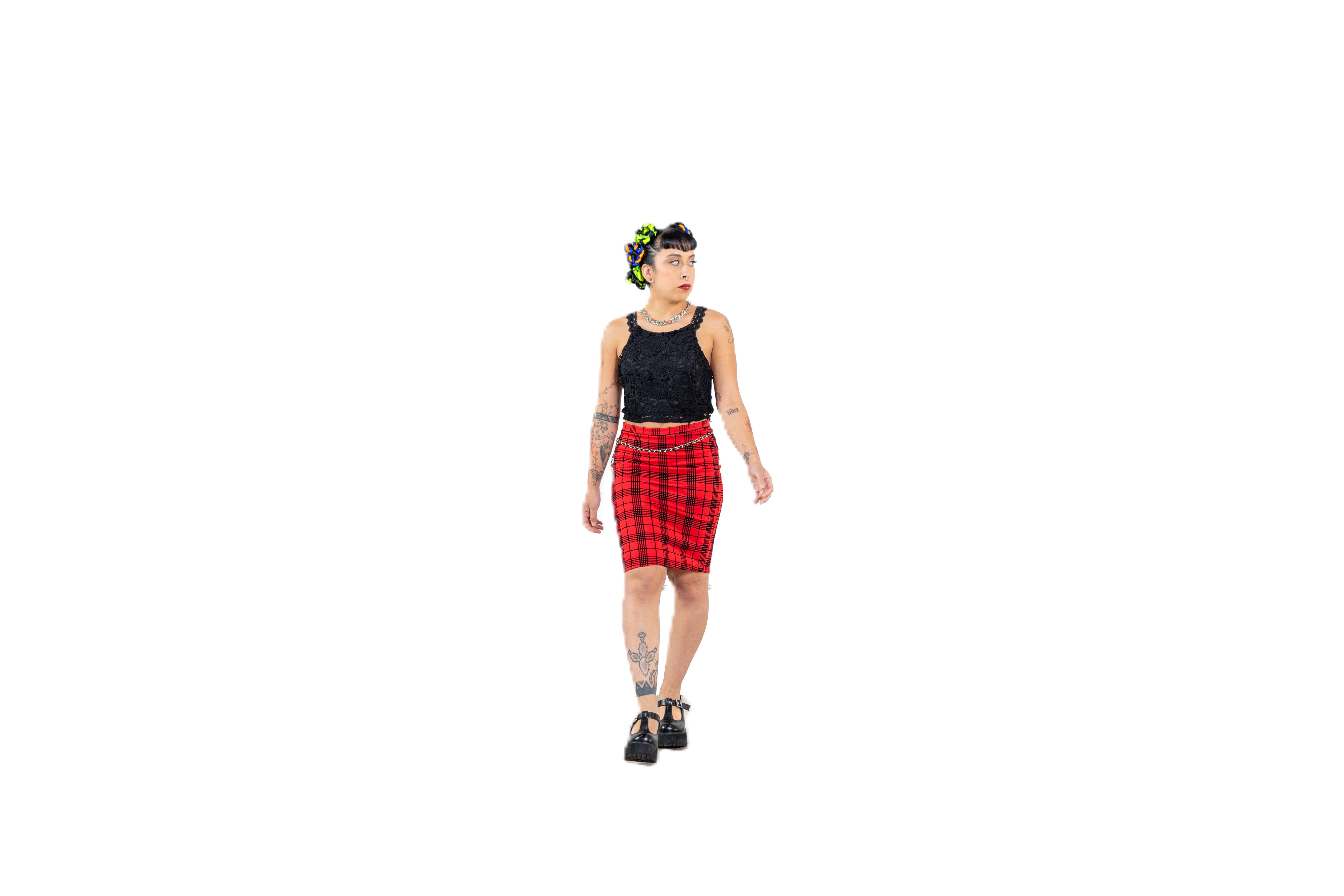 Check Mate Skirt Womens Unisex