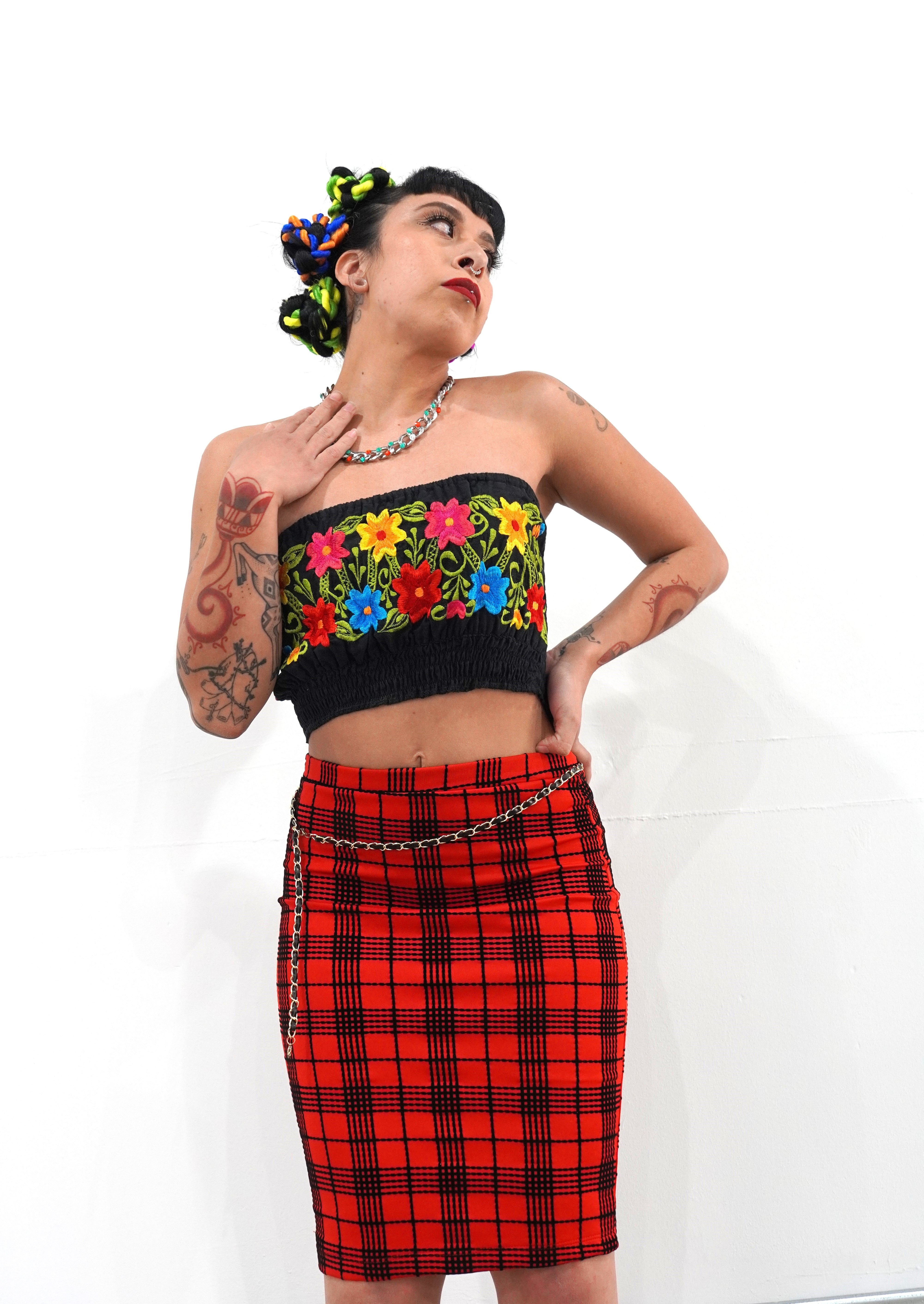 Check Mate Skirt Womens Unisex