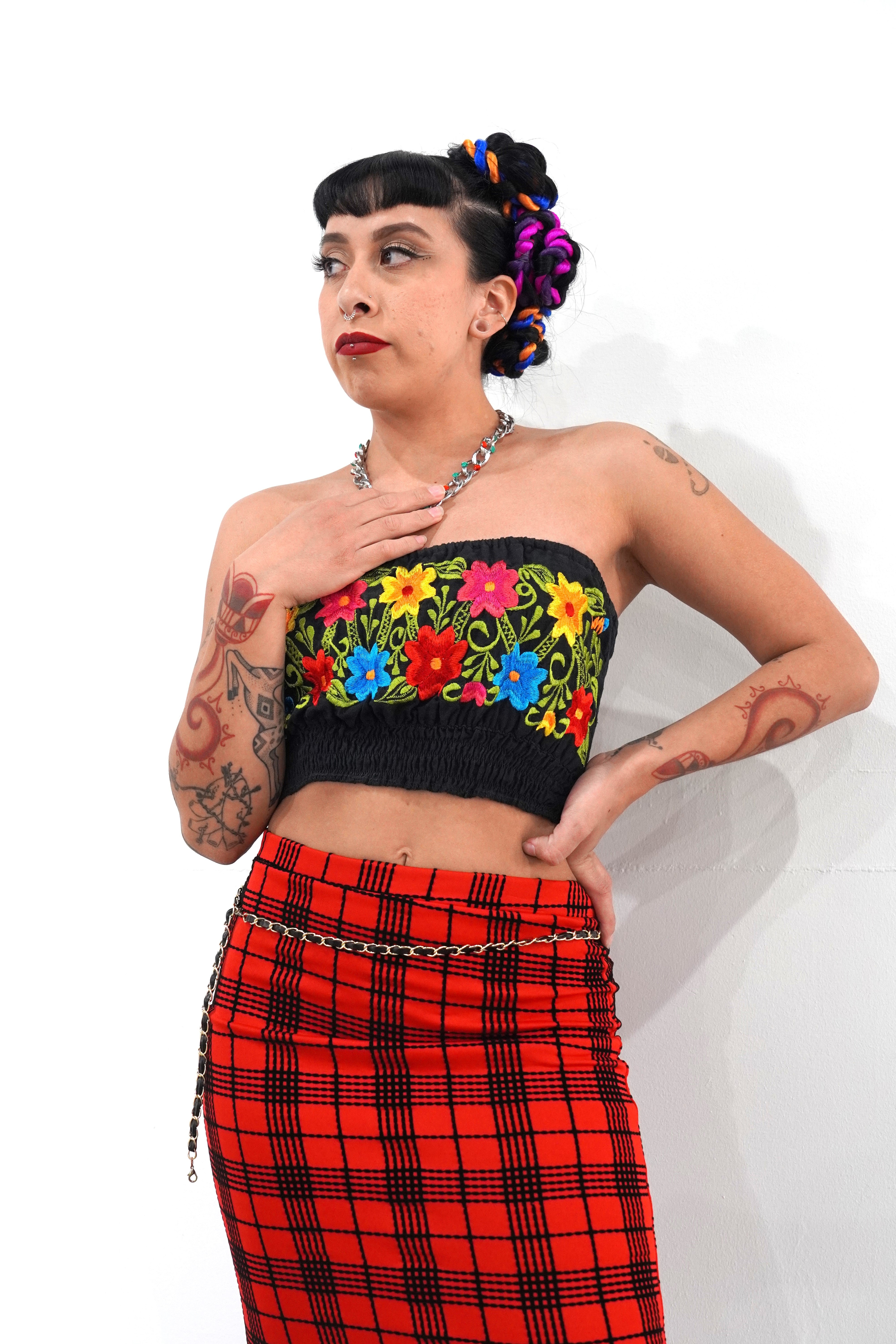 Check Mate Skirt Womens Unisex