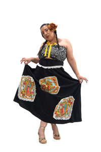 Sacred Guadalupe Skirt womens unisex