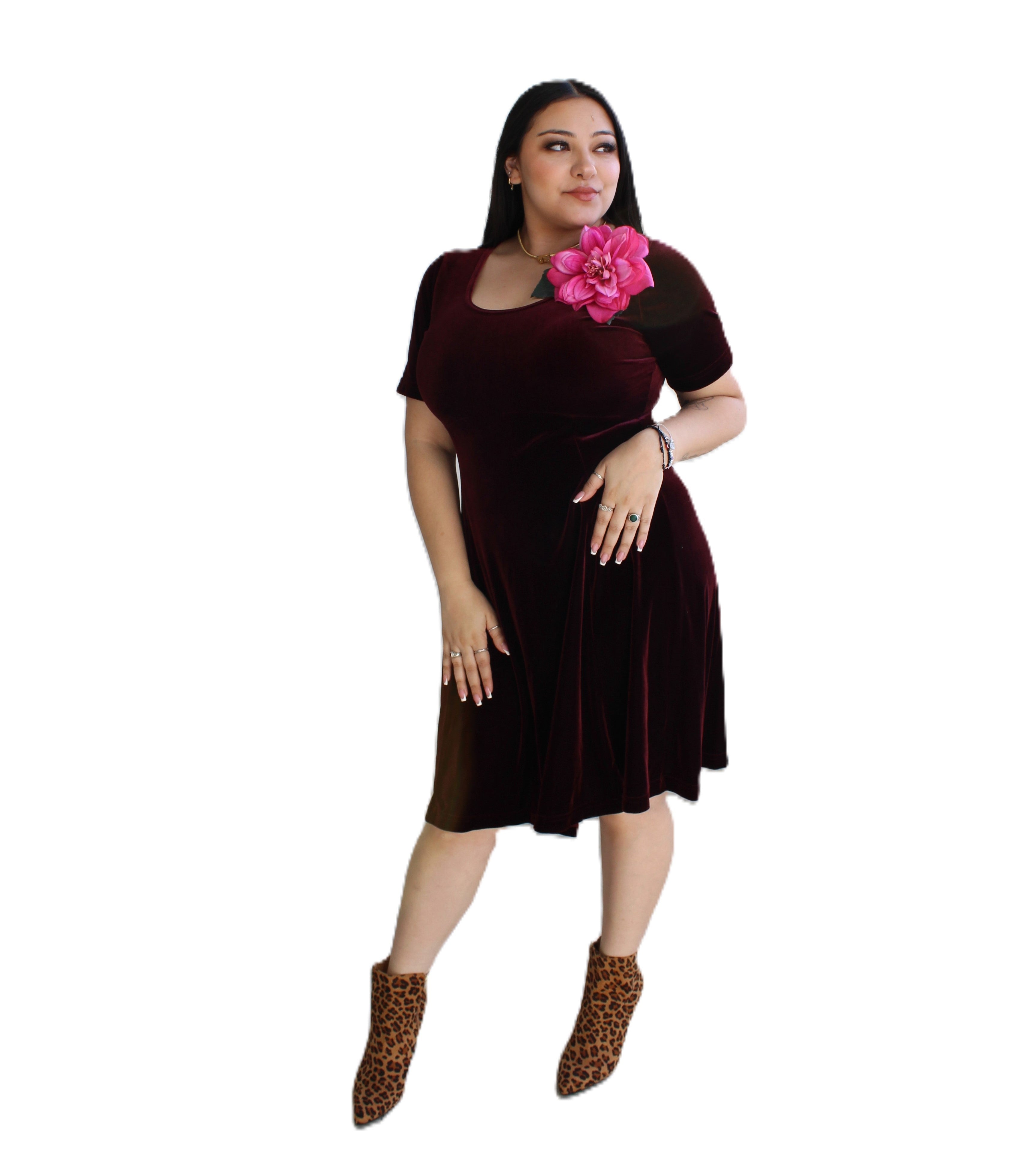 Merlot Cutie Dress Womens Unisex