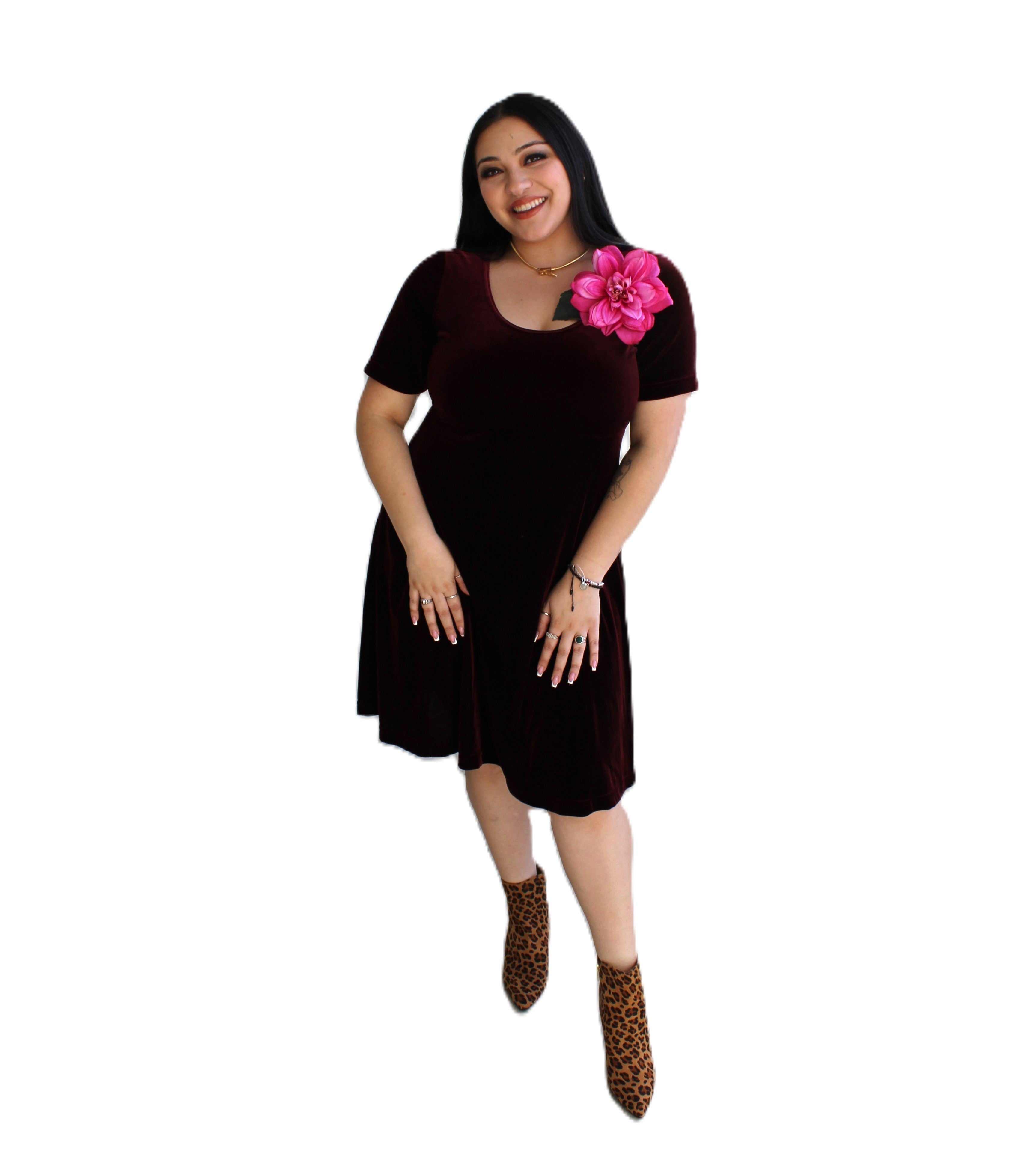 Merlot Cutie Dress Womens Unisex