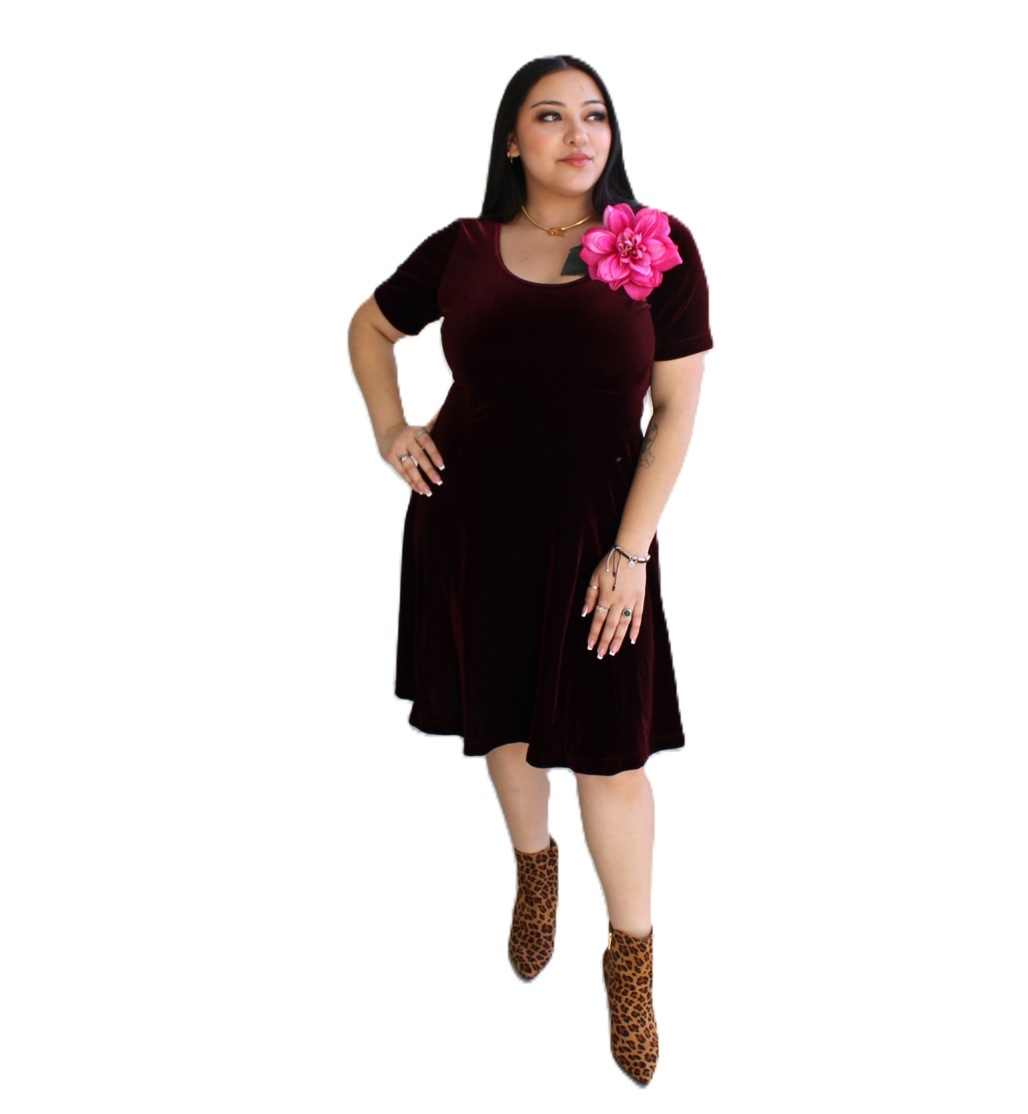 Merlot Cutie Dress Womens Unisex