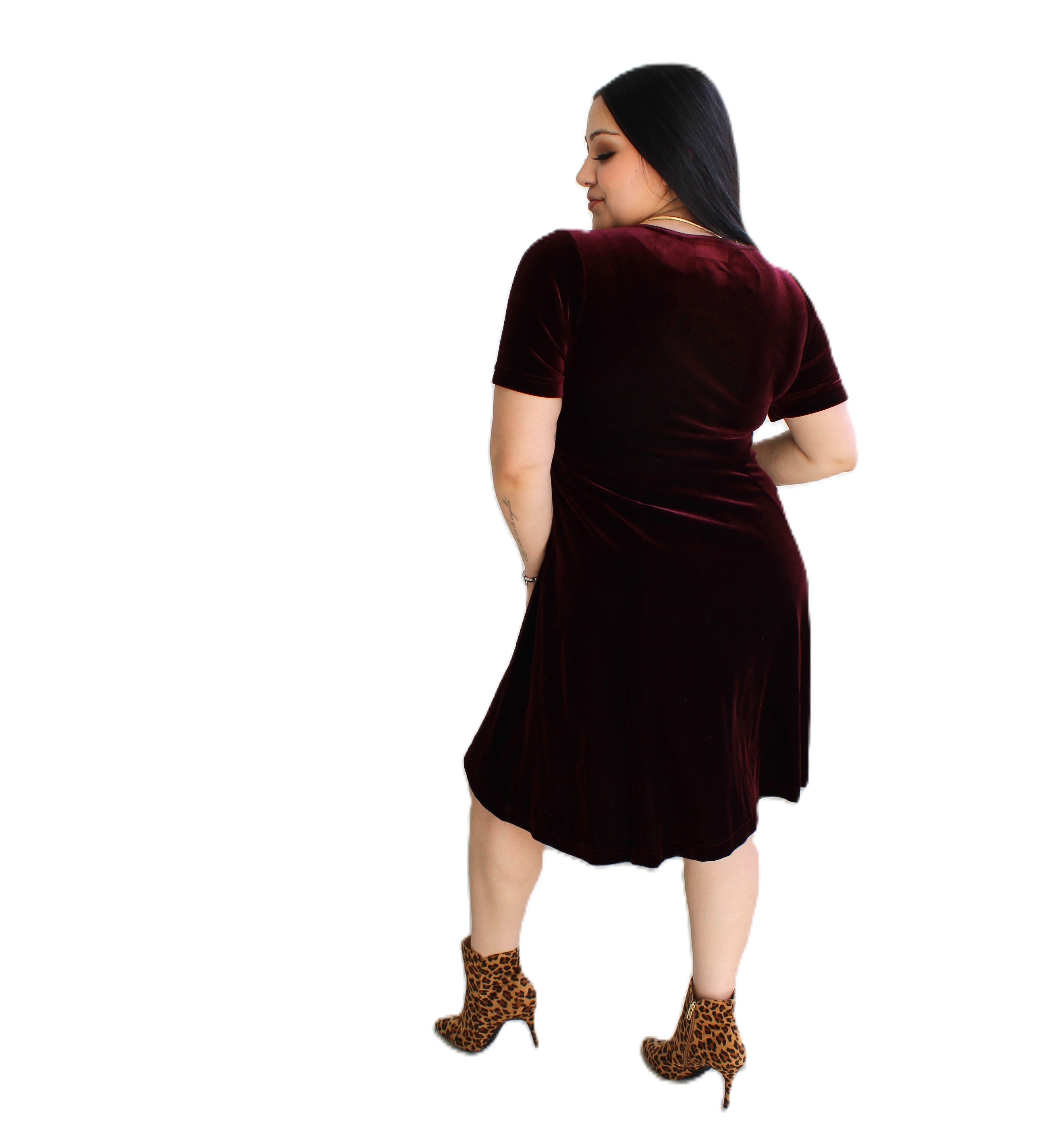 Merlot Cutie Dress Womens Unisex