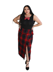 Tartan Charm skirt womens unisex