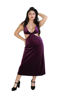 Majesty Velvet Dress Womens Unisex