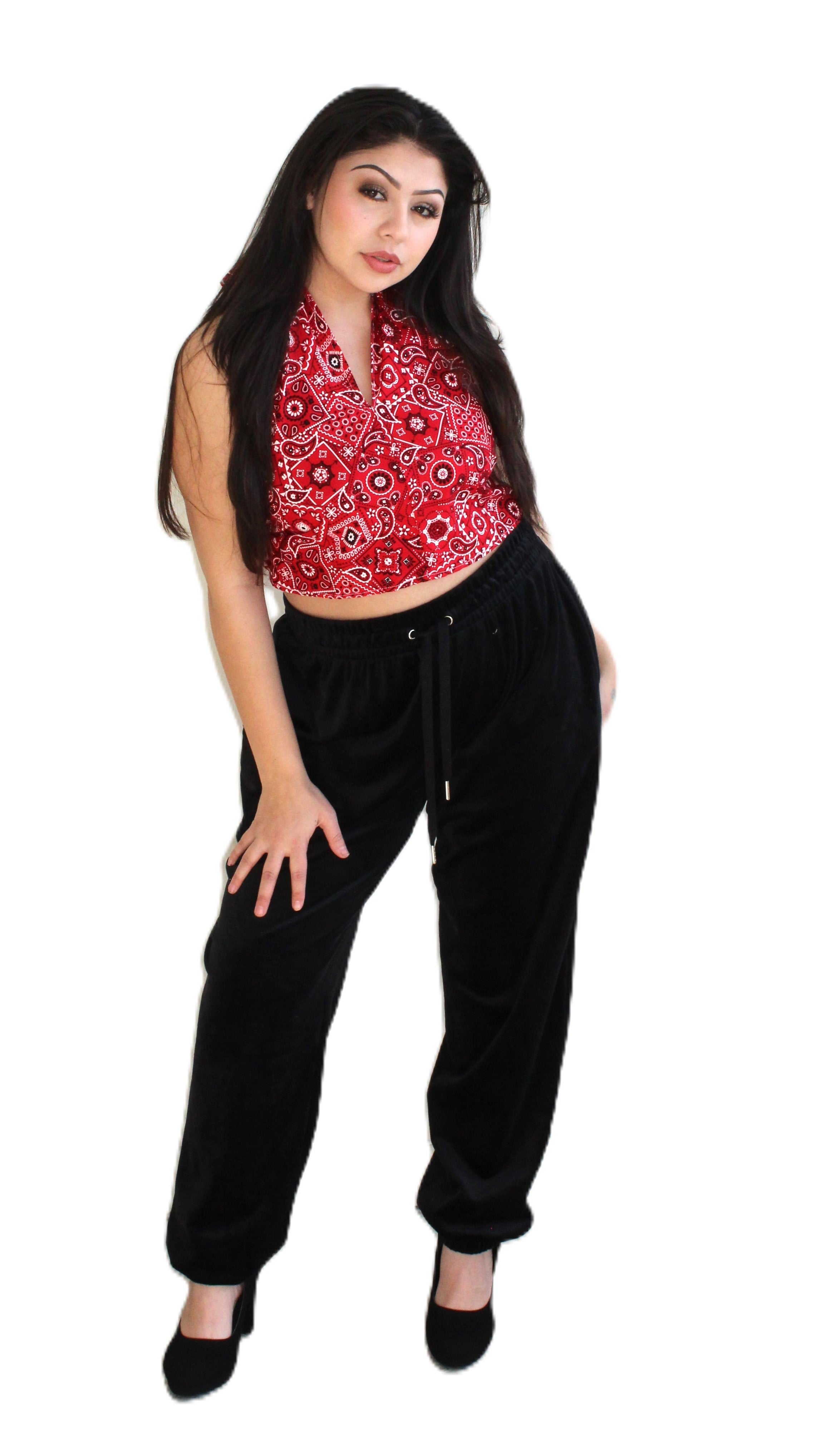 Paisley Halter Top Womens Unisex