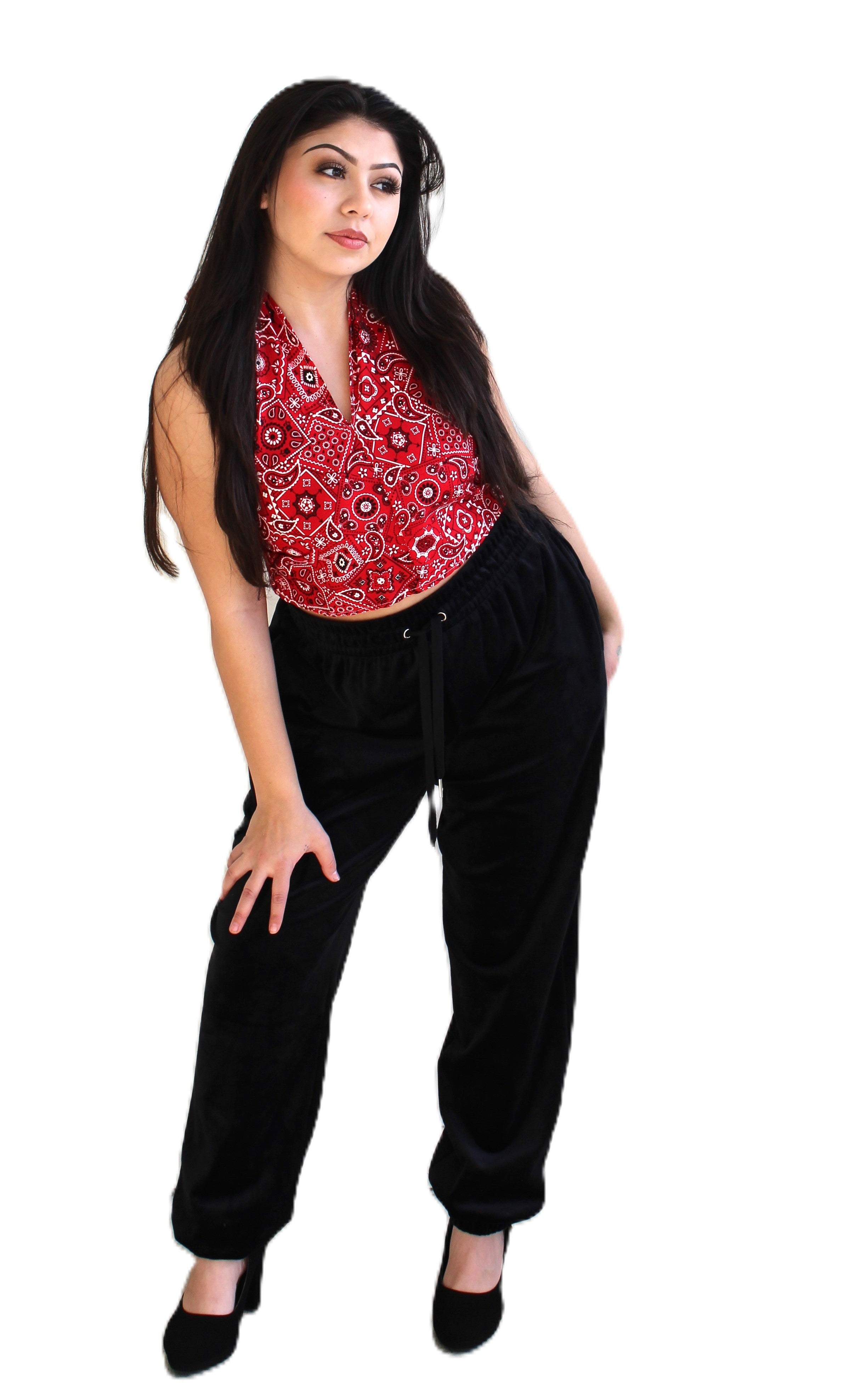 Paisley Halter Top Womens Unisex