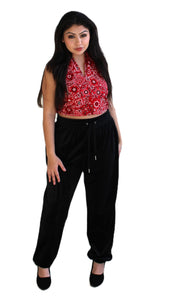 Paisley Halter Top Womens Unisex