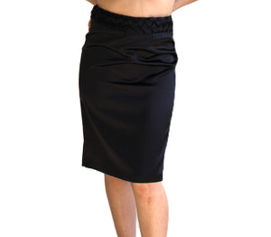 Braided waist pencil skirt Womens Unisex