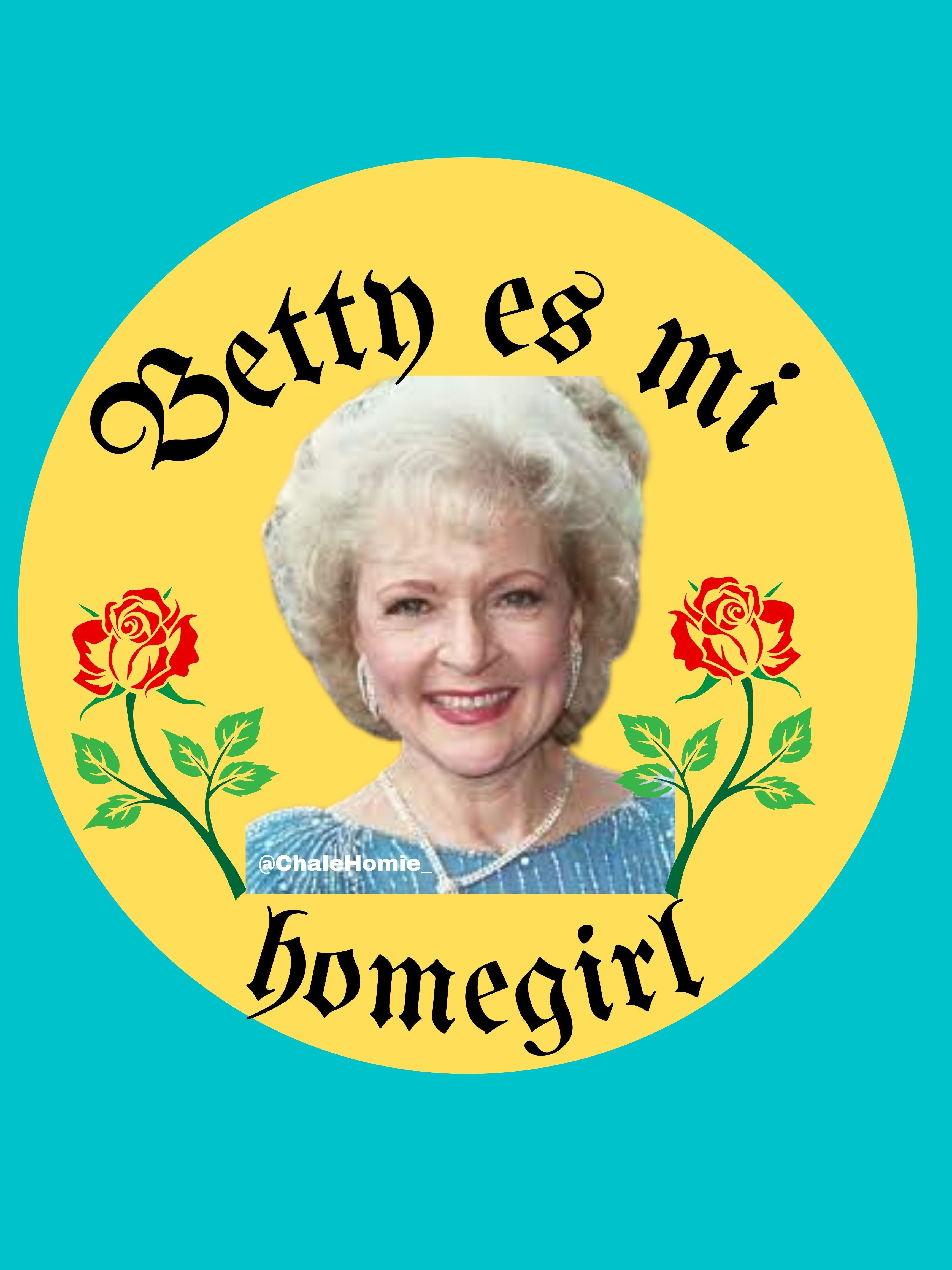 Betty es mi Homegirl Sticker