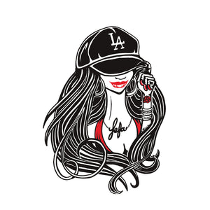 LA Homegirl Sticker