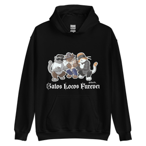 Gatos Locos Fur Ever- Hoodie Unisex