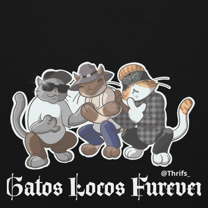 Gatos Locos Fur Ever- Hoodie Unisex