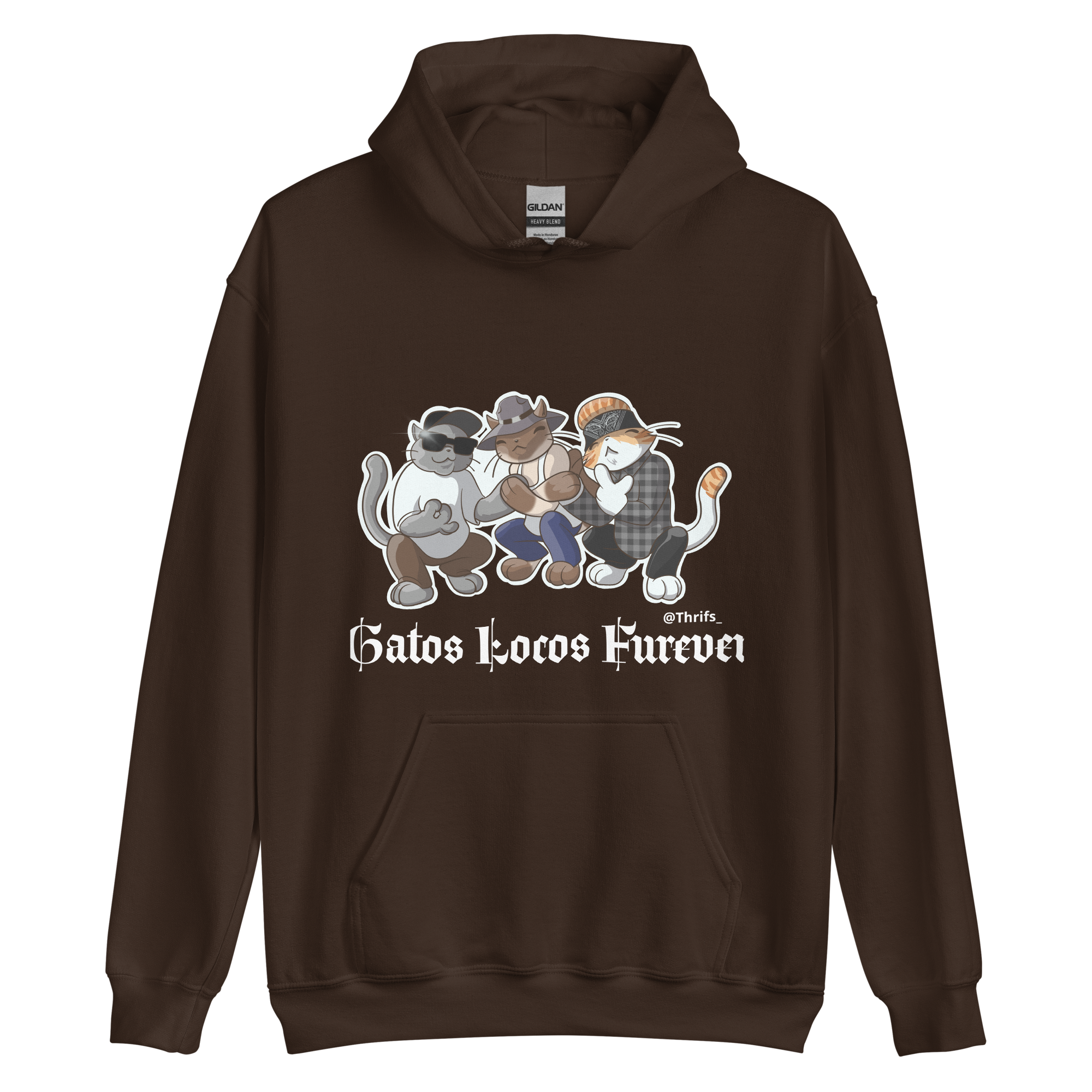 Gatos Locos Fur Ever- Hoodie Unisex