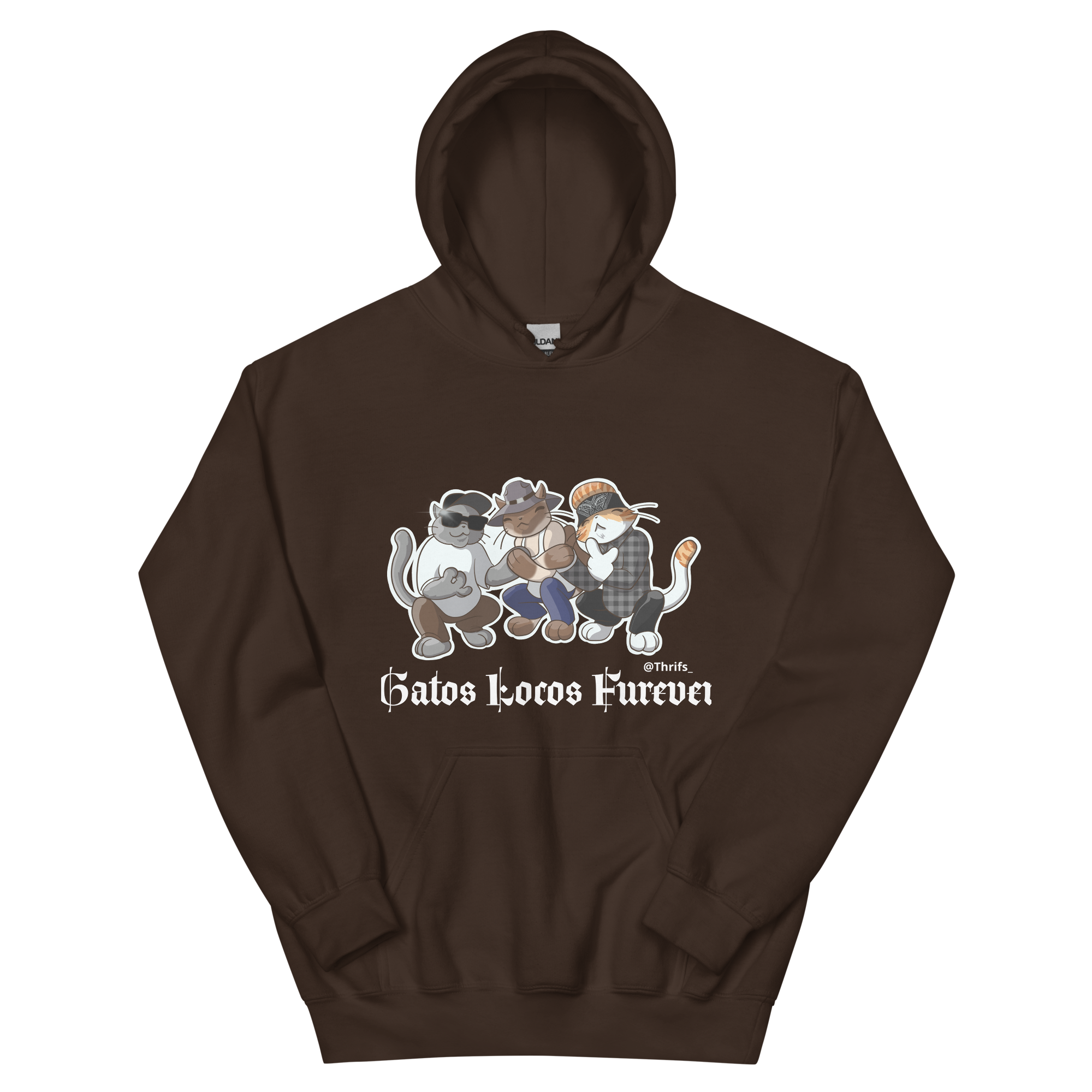 Gatos Locos Fur Ever- Hoodie Unisex