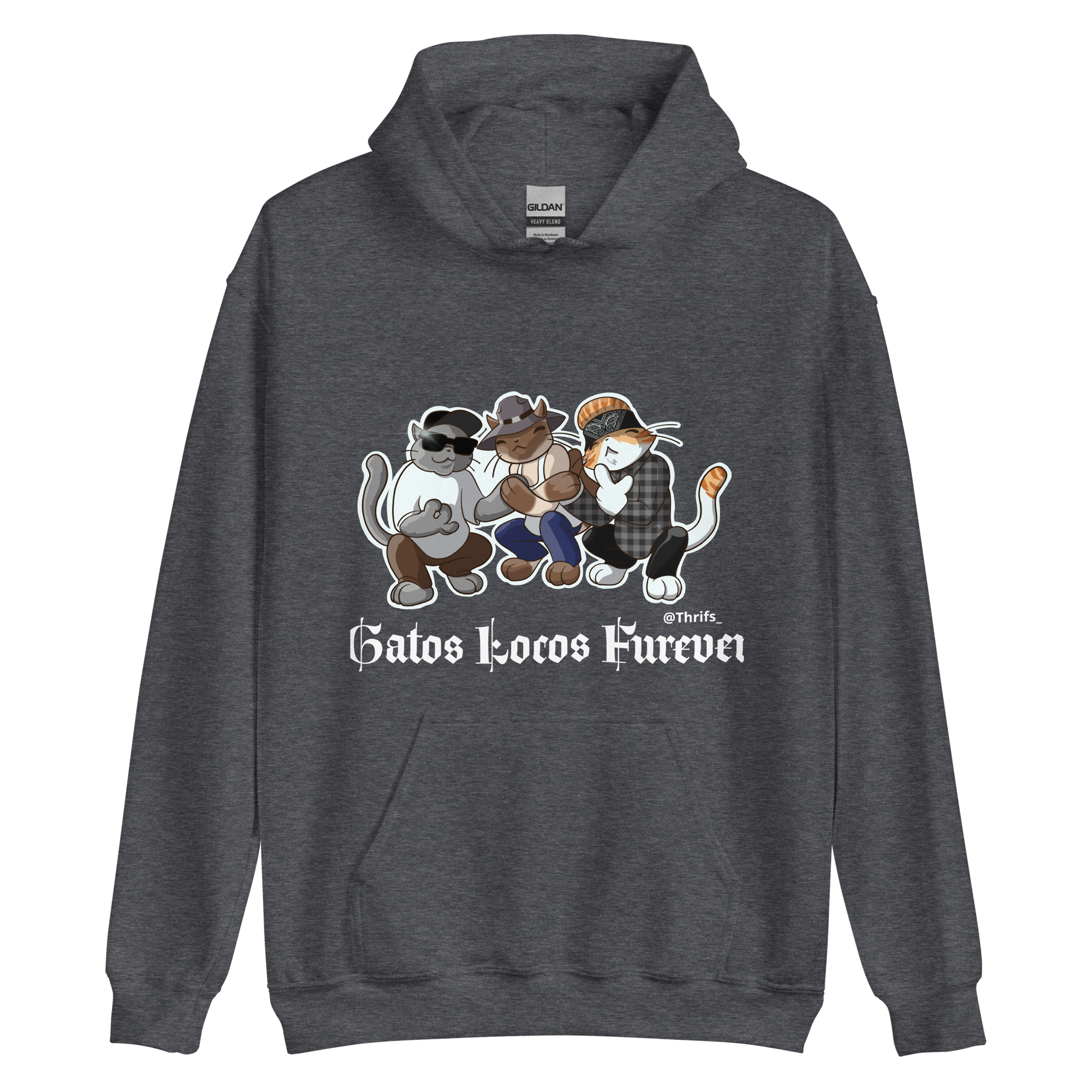Gatos Locos Fur Ever- Hoodie Unisex