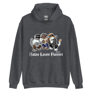 Gatos Locos Fur Ever- Hoodie Unisex
