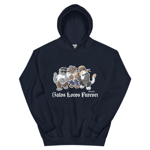 Gatos Locos Fur Ever- Hoodie Unisex